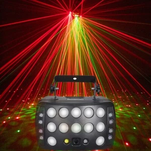 led strobe laser 4 in 1 butterfly effect lights dj disco party ktv laser light - Picture 1 of 11
