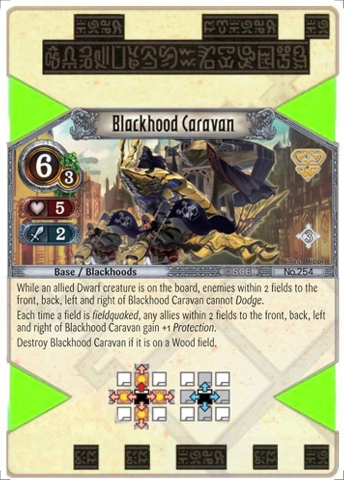 3x Blackhood Caravan EOJ SET3 #254 PS3 Eye Of Judgment English NM/Unplay UC card - Image 1 of 1