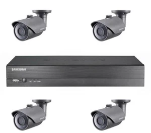 SAMSUNG HOME SHOP KIT 8 CANALES FULL HD 1080P 4 CÁMARA CCTV SISTEMA DE SEGURIDAD 1 TB - Imagen 1 de 6