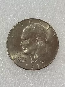 1977 D Bicentennial Eisenhower Dollar Filled in D Error Circulated - Picture 1 of 3