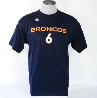 Camiseta Reebok Denver Broncos Azul Jay Cutler 6 Manga Corta Para Hombre NUEVA Foto 1 de 4