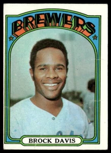 1972 Topps #161 Brock Davis- POOR - Picture 1 of 2
