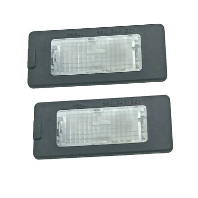 2× Halogen License Plate Lights For Volkswagen Passat 2012-2018 Jetta 56D943021 Foto 1 de 4