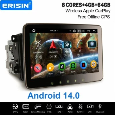 10,1" Android 14 Autoradio Navi Für VW Passat B6 Golf 5/6 Tiguan Jetta Skoda OPS - Bild 1 von 4