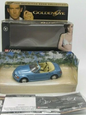 CORGI JAMES BOND SECRET AGENT 007 BMW Z3 ROADSTER PIERCE BROSNAN GOLDENEYE - Image 1 of 4
