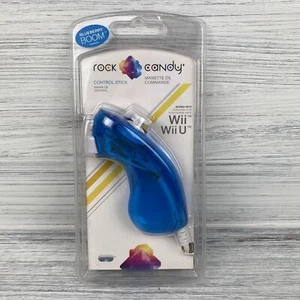 Palo de control Rock Candy azul para Wii U Wii XJAC0596 Nunchuck nuevo en caja - Imagen 1 de 3