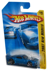 Hot Wheels 2007 First Editions 16/36 Blue '70 Pontiac Firebird Toy Car 016/156 - Picture 1 of 1