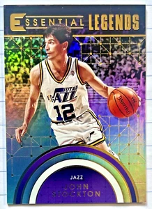 JOHN STOCKTON 2017-18 Panini Essentials "ESSENTIAL LEGENDS" #EL-21 UTAH JAZZ - Picture 1 of 1