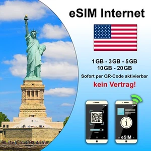Tarjeta eSIM para EE. UU. - Sin contrato, Sin SIM, Solo código QR - LTE/5G | Travel Sim - Imagen 1 de 7