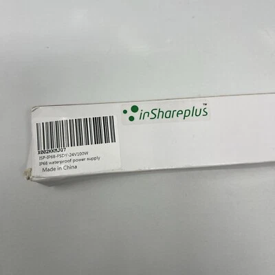 Inshareplus 24V 100W LED Power Supply, IP68 Rainproof Waterproof Outdoor Driver, - Image 1 of 3