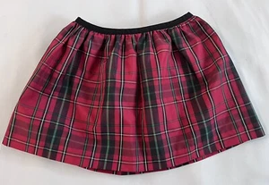 Polo Ralph Lauren Girls Skirt Size 5 Multicolor Plaid elastic waist Pull on - Picture 1 of 9