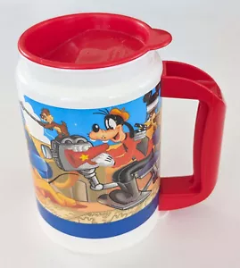 VINTAGE Walt Disney World Plastic Refillable Souvenir Whirley Travel Mug GREAT ! - Picture 1 of 6