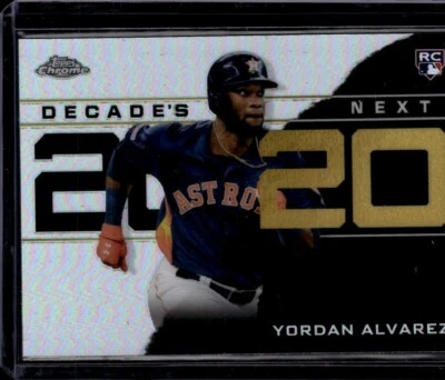 Yordan ALvarez 2020 Topps Chrome Decades Next RC SP - Image 1 of 2