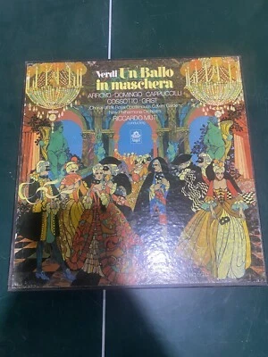 Vinyl Record Album Un Ballo In Maschera By Verdi  - Image 1 of 3