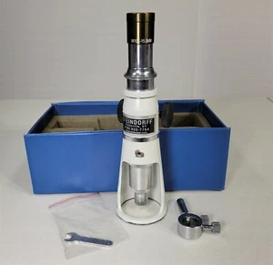 Steindorff NYMCS-XC-100L Portable Shop Microscope 100x w/ Case & Light Holder - Picture 1 of 9