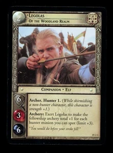 LOTR TCG The Hunters Masterworks Foil 15O1 Legolas, Of the Woodland Realm - Picture 1 of 2