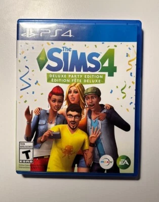 Sims 4: Deluxe Party Edition (Sony PlayStation 4, 2017) - CIB Complete, TESTED - Bild 1 von 4