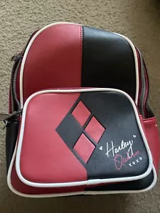 Neu mit Etikett rot und schwarz Loungefly Harley Quinn Rucksack - Bild 1 von 7