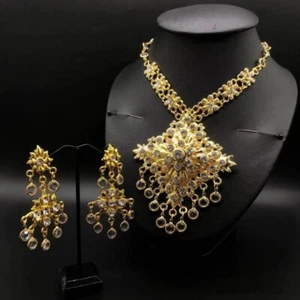 1 Set Thai Jewelry Dance Costume Wedding Traditional Bridmaid Party Vintage Look - Picture 1 of 8