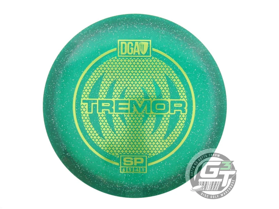 NEW DGA SP Line Tremor 175-176g Green Lime Foil Midrange Golf Disc - Image 1 of 1