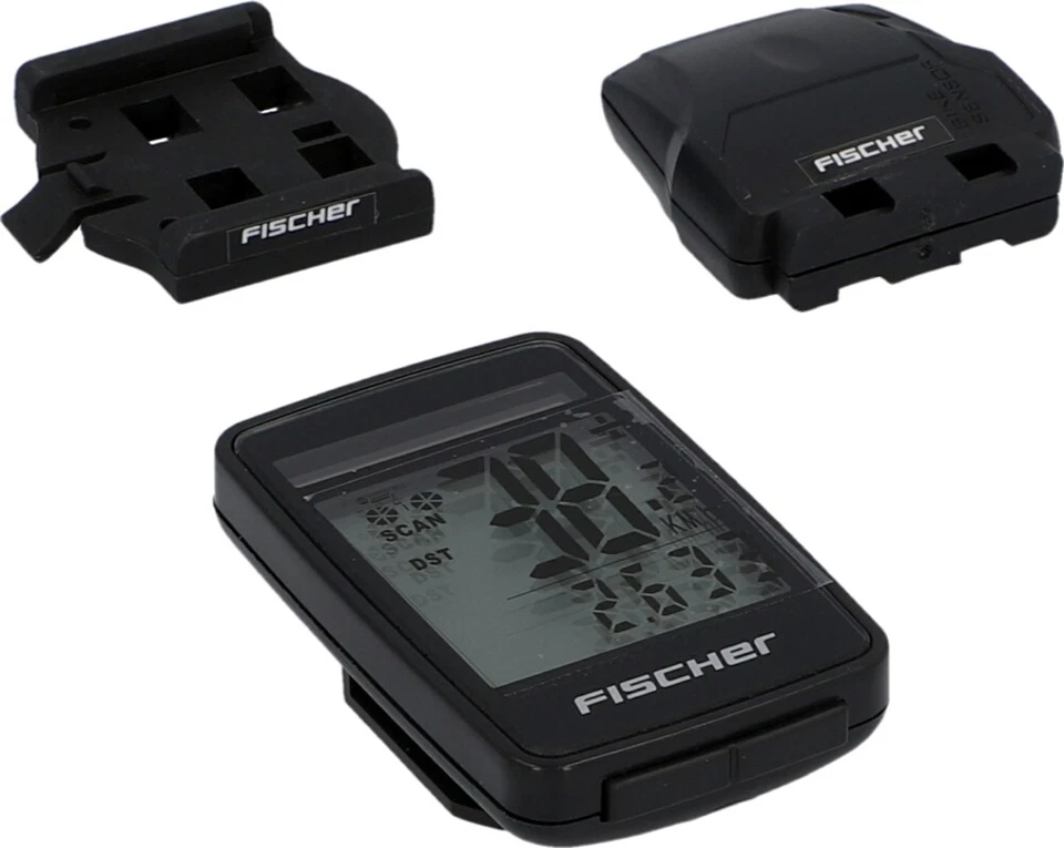 Fischer Fahrradcomputer Funk solar FitPlus 27