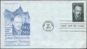US FDC #1773 Official Cachet Salinas, CA John Steinbeck - Picture 1 of 1
