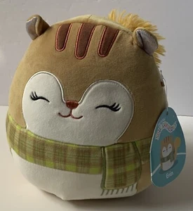 Squishmallows 8" Erin Squirrel with Scarf Stuffed Plush - Picture 1 of 6