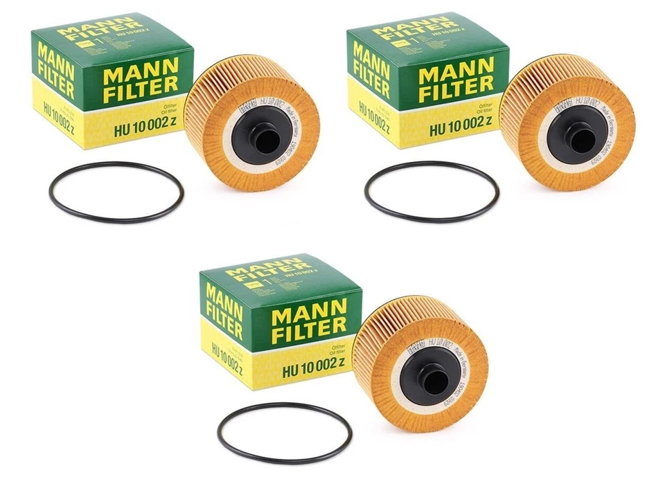 For Smart Fortwo Forfour 16-18 1.0 0.9 Set of 3 Engine Oil Filters OEM HU10002Z - Image 1 of 1
