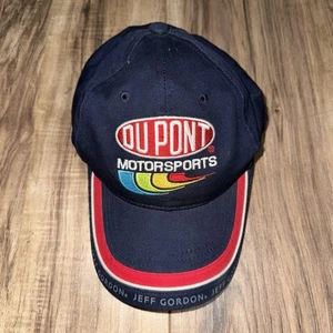 Jeff Gordon Hat Cap Blue 24 NASCAR DuPont Motorsports Strapback Adjustable - Picture 1 of 7