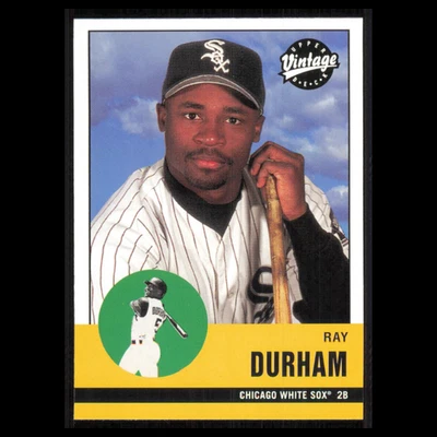 Tarjeta de béisbol Ray Durham #144 2001 Upper Deck de colección Chicago White Sox MLB casi nueva Foto 1 de 3