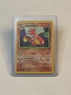 VTG Pokémon TCG Charmeleon 35/130 Base Set 2 Non-Holo WOTC 2000 LOOK!! - Image 1 of 4