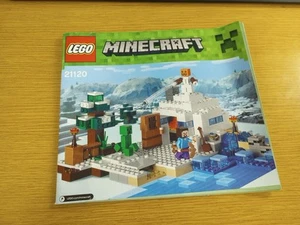 LEGO Minecraft The Snow Hideout (21120) Instruction Manual ONLY - Picture 1 of 1
