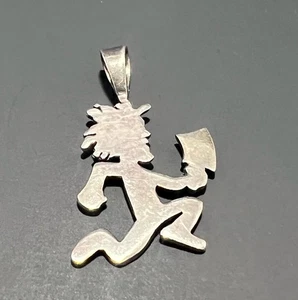 2000 Hatchetman Charm Colgante Plata de Ley 925 Payaso Loco Posse ICP - Imagen 1 de 7