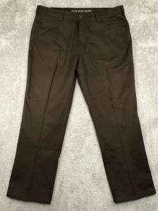 Duluth Trading Jeans Mens 42x32 Brown Flex Fire Hose Relaxed Fit - Picture 1 of 16