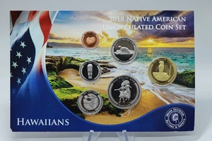 Juego de monedas 2018 Hawaiians Native American UNC - Imagen 1 de 5