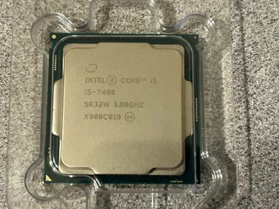 Lote de 2 CPU de escritorio Intel Core i5-7400 3,0 GHz 7ª generación cuatro núcleos SR32W Foto 1 de 2