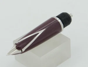 Sheaffer Imperial "Dolphin" 500 Burgundy & Chrome Fountain Pen Nib - 1962-64 - Picture 1 of 4