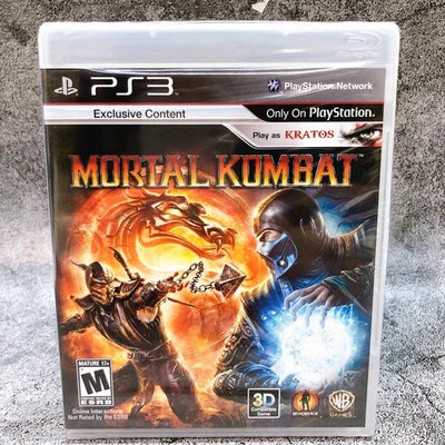 Playstation 3 Mortal Kombat PS3 Warner Bros. Sony USA Game Sealed New - Image 1 of 4