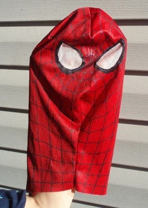 SPIDERMAN SHROUD KIDS UNISEX MASK HALLOWEEN MASKS - Picture 1 of 3