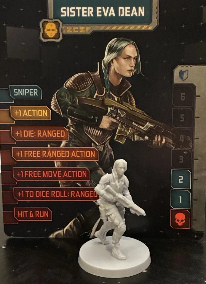 Sister Eva Dean Promo for Zombicide Invader Dice Tower Exclusive CMON - Image 1 of 1