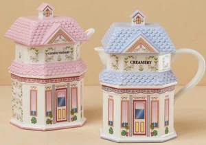 Lenox Village Zucker und Milchkännchen Set 2025 Gewürzdorf - Bild 1 von 3
