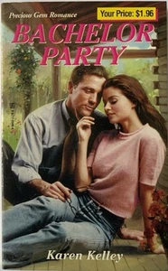 Bachelor Party by Karen Kelley Precious Gem Romance Zebra Books - Imagen 1 de 2