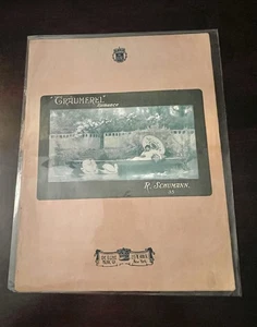1908 RARE Traumerei Romance Schumann Vintage Sheet Music Collectible￼ - Picture 1 of 10