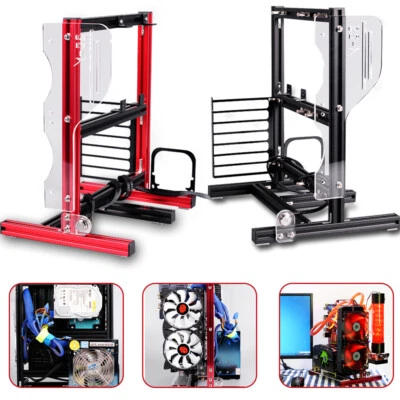 PC Frame Test Bench For ITX ATX MATX Open Air Case Water Cooling Fan Stand US - Image 1 of 4