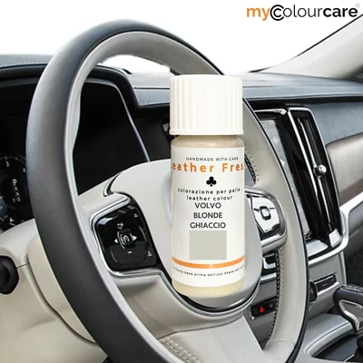 kit Rigenera Volante Bicolore Pelle VOLVO XC 40 60 Blond e Nero Ritocco - Image 1 of 4