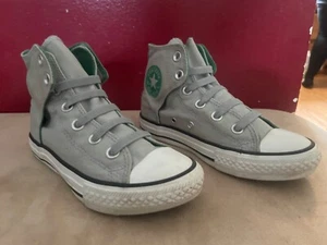 Converse Chuck Taylor Youth 13 High Top All Star Shoes Hook Loop Ez Slip On velc - Picture 1 of 10