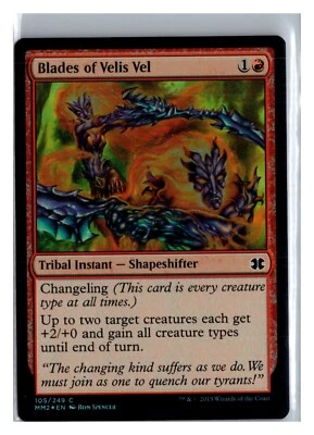FOIL Blades of Velis Vel – Modern Masters – MTG Magic the Gathering Card - Image 1 of 2