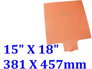Manta Calefacción 15" X 18" 381 X 457mm 1350W CEUL Mapeo de Calor Uniformidad Térmica - Imagen 1 de 12