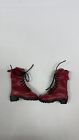 Fire Girl Toys 1/6 Wine Red Hollow Zipper Boots Shoes Model Fit 12'' Female Body
