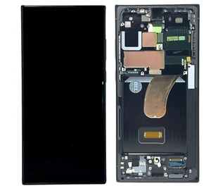 Genuine Samsung S23 Ultra (SM-S918B) LCD Assy +Frame New Graphite GH82-30465E - Picture 1 of 1